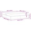 vidaXL Lit avec rangement et matelas 2 pcs Cappuccino Cuir