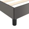 vidaXL Cadre de lit sans matelas gris similicuir
