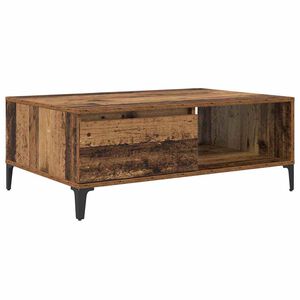 vidaXL Table basse Bois ancien 90 x 60 x 35 cm Bois d'ing&eacute;nierie