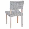 vidaXL Chaise de salle &agrave; manger 2 pcs Blanchiment 46 x 55 x 84 cm