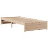 vidaXL Cadre de lit avec t&ecirc;te de lit sans matelas 90x190 cm