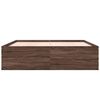 vidaXL Cadre de lit sans matelas ch&ecirc;ne marron 180x200 cm