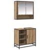 vidaXL Ensemble de mobilier de salle de bain 2 pc Ch&ecirc;ne artisanal