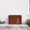 vidaXL Housse de climatiseur Rouill&eacute; 90 x 40 x 60 cm Acier patin&eacute;