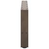 vidaXL Pieds de table basse en acier naturel 2 pi&egrave;ces 70 x (30-31) cm Acier