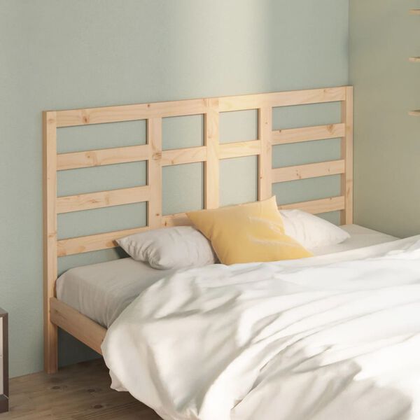 vidaXL T&ecirc;te de lit 141x4x104 cm Bois massif de pin