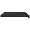 vidaXL Appui de fen&ecirc;tre Anthracite avec grain de bois 80 x 45 x 4,5 cm