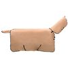 vidaXL Couverture &Eacute;quine Cappuccino 105 cm Polyester
