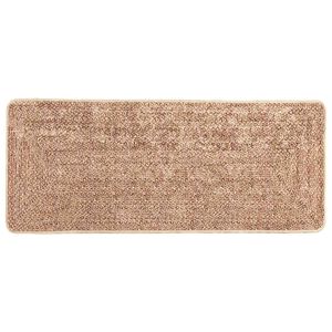 vidaXL Coureur de Tapis MARSA Marron 50 x 100 cm Polyester et PVC