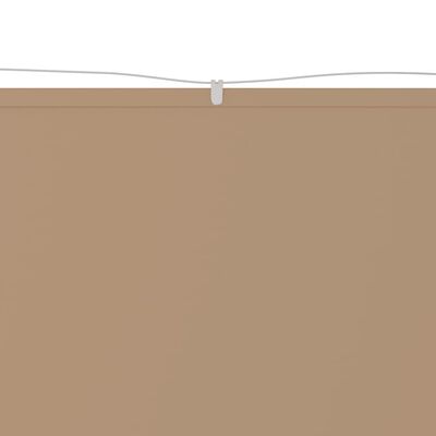 vidaXL Auvent vertical Taupe 140x360 cm Tissu oxford