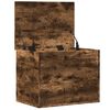 vidaXL Bo&icirc;te de rangement ch&ecirc;ne fum&eacute; 60x42x46 cm bois d'ing&eacute;nierie