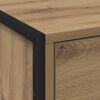 vidaXL Table de chevet avec tiroir Ch&ecirc;ne artisan 50 x 39,5 x 50 cm