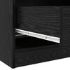 vidaXL Armoire Ch&ecirc;ne noir 80 x 50 x 200 cm Bois d'ing&eacute;nierie