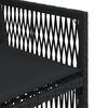 vidaXL Ensemble &agrave; manger de jardin 11 pcs coussins noir r&eacute;sine tress&eacute;e