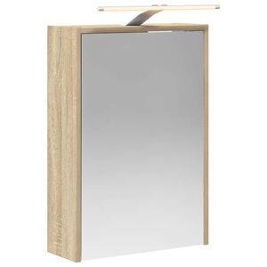 vidaXL Armoire Miroir de Salle de Bain Ch&ecirc;ne Sonoma 43 x 16 x 62.5 cm