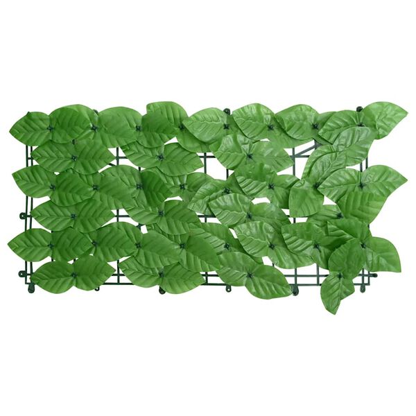 vidaXL Écran de balcon avec feuilles vert 200x150 cm