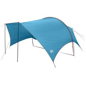 vidaXL Tarp de camping r&eacute;sistant &agrave; l'eau Bleu 550 x 400 x 230 cm
