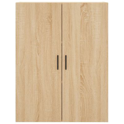 vidaXL Buffet haut Chêne sonoma 69,5x34x180 cm Bois d'ingénierie