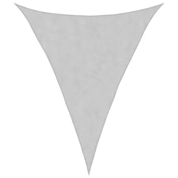 vidaXL Voile d'ombrage gris clair 5x6x6 m 100% polyester oxford