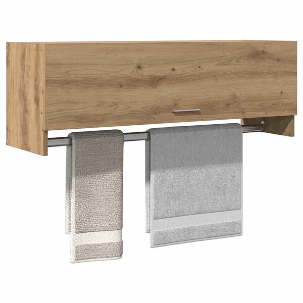 vidaXL Garde-robe ch&ecirc;ne artisanal 100x32,5x35 cm bois d'ing&eacute;nierie
