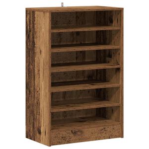 vidaXL Armoire &agrave; chaussures vieux bois 60x35x92 cm bois d'ing&eacute;nierie