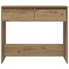 vidaXL Table console chêne artisanal 89x41x76,5 cm bois d'ingénierie