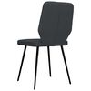 vidaXL Chaises &agrave; manger lot de 2 gris fonc&eacute; tissu