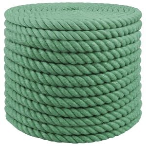 vidaXL Corde en Jute 24 mm Vert Jute 100% Tossa