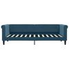 vidaXL Lit de jour avec matelas bleu 80x200 cm velours