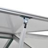 vidaXL Serre Aluminium 481x250x195 cm 23,44 m&sup3;