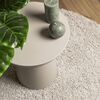 vidaXL Tapis shaggy PAMPLONA poils longs moderne cr&egrave;me &Oslash; 80 cm