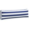vidaXL Coussins de palette lot de 2 rayures bleues/blanches
