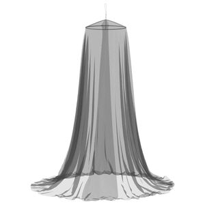 vidaXL Ciel de lit anti-moustiques 3 pc 156 mesh Noir ⌀56 x 220 cm