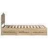 vidaXL Cadre de lit Ch&ecirc;ne Sonoma 75 x 190 cm Bois Ing&eacute;nierie