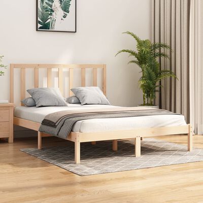 vidaXL Cadre de lit sans matelas bois massif de pin 140x200 cm