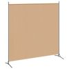 vidaXL Cloison de s&eacute;paration 2 panneaux Blanc 348x180 cm Tissu