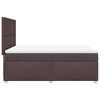 vidaXL Sommier &agrave; lattes de lit avec matelas Marron fonc&eacute; 140x200 cm