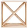 vidaXL Armoire &agrave; vin 62x25x62 cm Bois de pin massif