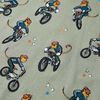 Pyjamas &agrave; manches courtes pour enfants kaki clair 128
