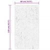 vidaXL Tapis HUARTE &agrave; poils courts doux et lavable gris 80x150 cm