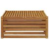 vidaXL Canap&eacute; d'ext&eacute;rieur extr&eacute;mit&eacute; Naturel 115 x 83 x 73 cm