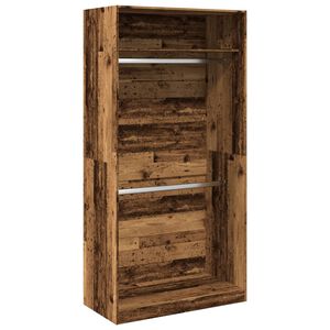 vidaXL Garde-robe vieux bois 100x50x200 cm bois d'ing&eacute;nierie
