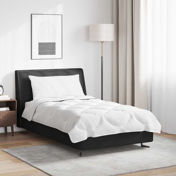 vidaXL Ensemble de Duvet avec oreiller 2 pcs Blanc Microfibre