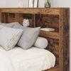 vidaXL T&ecirc;te de lit de rangement Bois Ancien 150 cm Bois d'ing&eacute;nierie