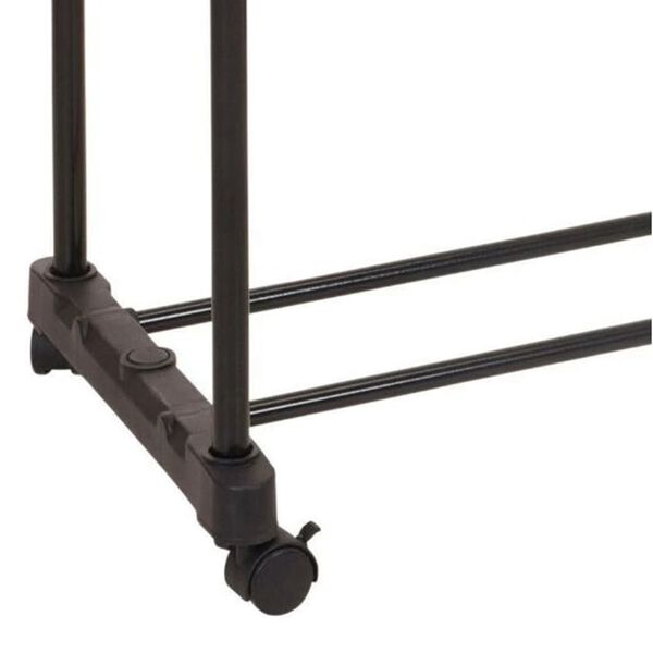 Storage solutions Porte-v&ecirc;tements double cintres roues r&eacute;glables