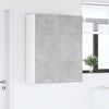 vidaXL Armoire suspendue Gris b&eacute;ton 80 x 31 x 100 cm Bois d'ing&eacute;nierie