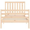 vidaXL Cadre de lit sans matelas 100x200 cm bois massif