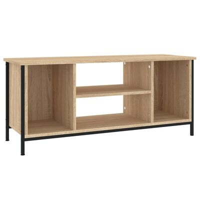 vidaXL Meuble TV chêne sonoma 102x35x45 cm bois d'ingénierie