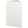 vidaXL Jardini&egrave;res 2 pcs blanc triangulaire 50x43x75 cm acier