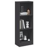 vidaXL Biblioth&egrave;que &agrave; 3 niveaux gris 40x24x109 cm bois d'ing&eacute;nierie